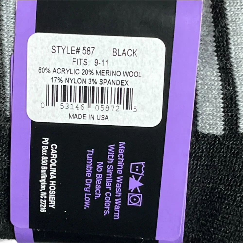 BOGO Wise Blend‎ Women’s Socks, Size M, NWT